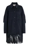 Twp Midnight Cowboy Cashmere Jacket In Blue
