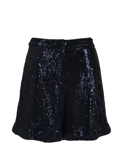 Twp Midnight Sequin Trousers In Black