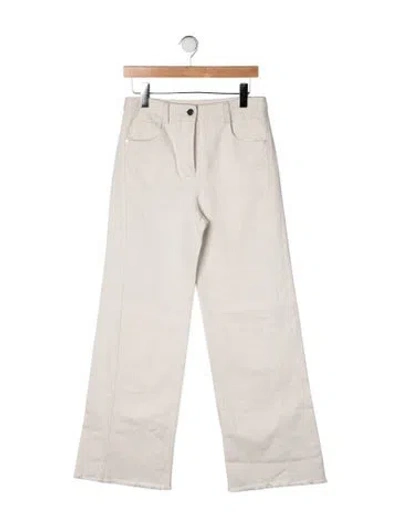 Pre-owned Twp Mid-rise Straight Leg Jeans In Neutral