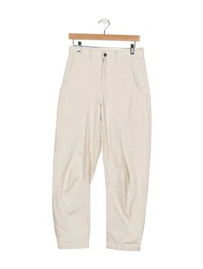 Pre-owned Twp Mid-rise Straight Leg Jeans In Neutrals