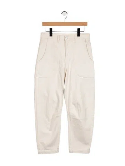 Pre-owned Twp Mid-rise Straight Leg Jeans In Neutrals