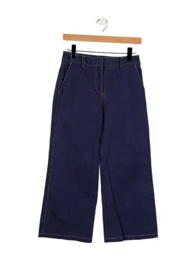 Pre-owned Twp Mid-rise Wide Leg Jeans In Blue