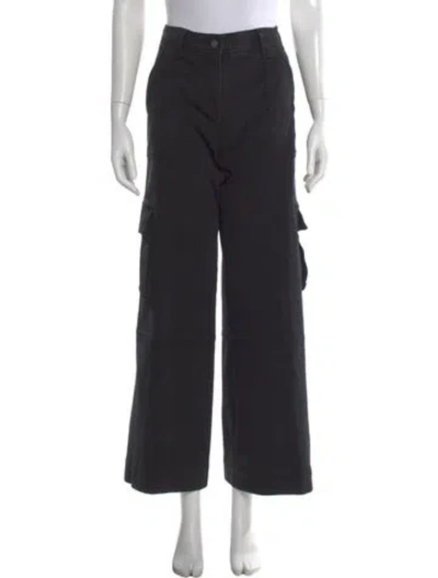 Pre-owned Twp Mid-rise Wide Leg Jeans In Blue