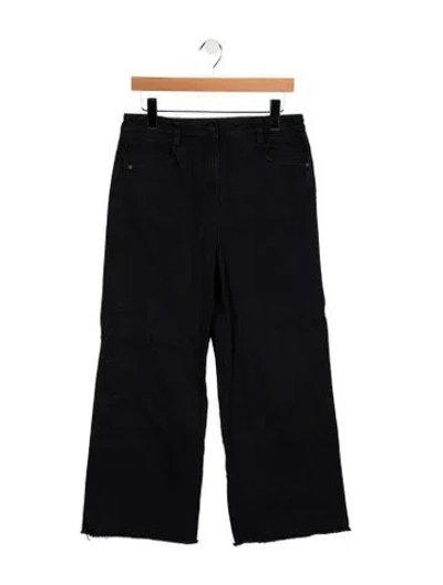 Pre-owned Twp Mid-rise Wide Leg Jeans In Blue