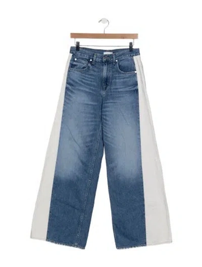 Pre-owned Twp Mid-rise Wide Leg Jeans In Multi