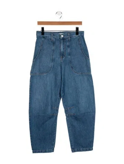 Pre-owned Twp Mid-rise Wide Leg Jeans W/ Tags In Blue