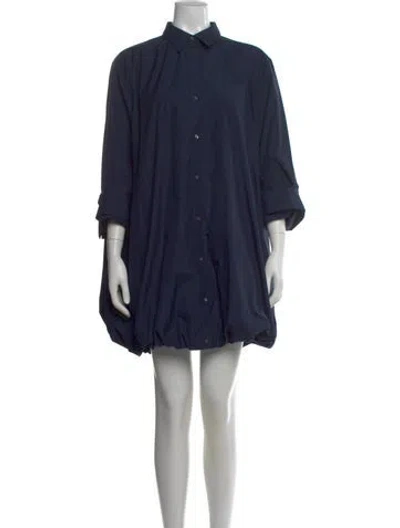 Pre-owned Twp Mini Dress In Blue