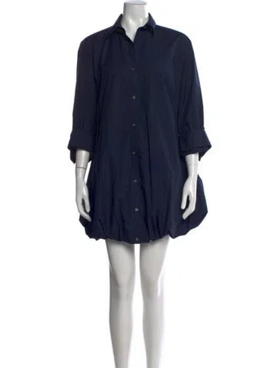 Pre-owned Twp Mini Dress In Blue