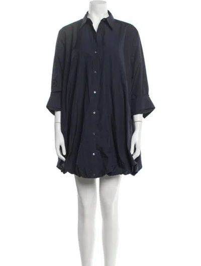 Pre-owned Twp Mini Dress In Blue