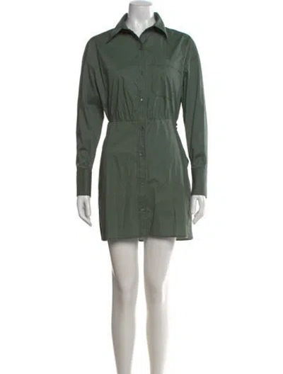 Pre-owned Twp Mini Dress In Green
