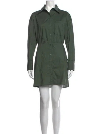 Pre-owned Twp Mini Dress In Green