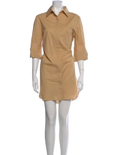 Pre-owned Twp Mini Dress In Neutral