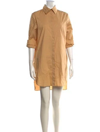 Pre-owned Twp Mini Dress In Neutrals