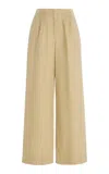 Twp Mini Pleat High-rise Wide-leg Pants