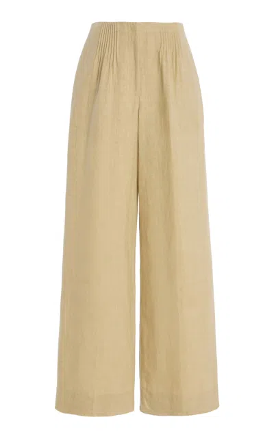 Twp Mini Pleat High-rise Wide-leg Pants