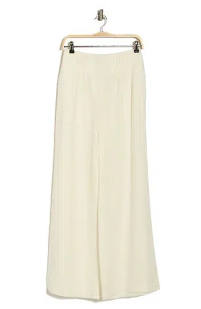 Twp Mini Pleated Linen Pants In Neutral