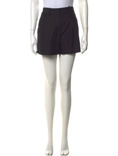 Pre-owned Twp Mini Shorts In Black