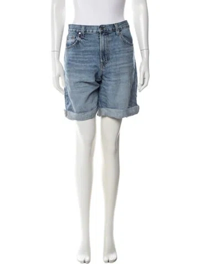 Pre-owned Twp Mini Shorts In Blue