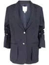 Twp Mo Single-breasted Blazer In Blue