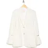 Twp Mo Stretch Cotton Blazer In White