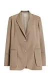 Twp Mo Wool Blazer In Tan