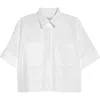 Twp My Newest Mistake Button-up Shirt In White