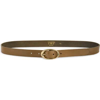 Twp Narrow Leather Belt