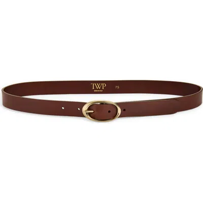 Twp Narrow Leather Belt
