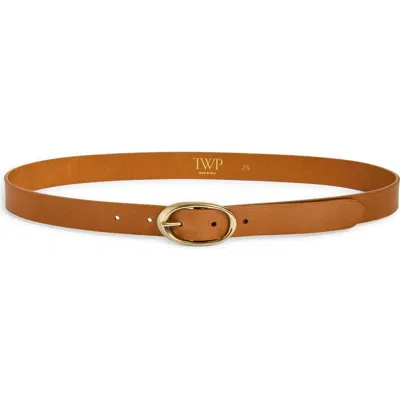 Twp Narrow Leather Belt