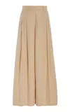 Twp New Didi High-rise Wide-leg Pants In Tan