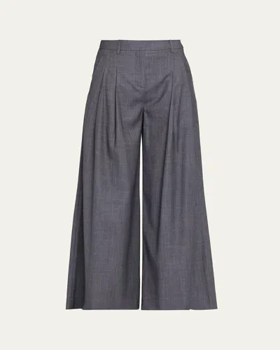 Twp New Didi Lightweight Viscose-wool Trousers In Gray