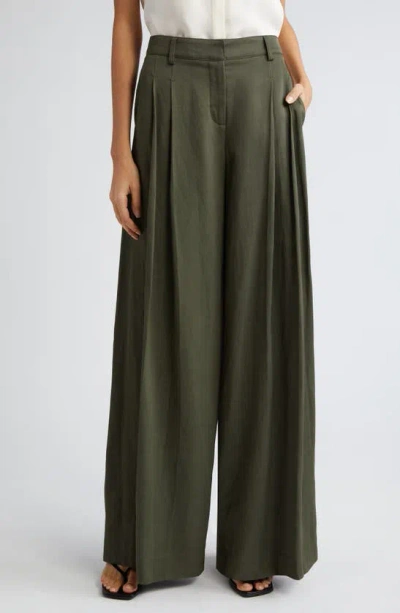 Twp New Didi Wide Leg Pants In Ivy