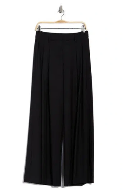 Twp New Didi Wide Leg Wool Blend Pants In Black