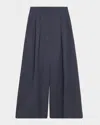 Twp New Didi Wool-blend Wide-leg Pants In Indigo