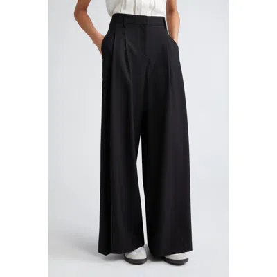 TWP TWP NEW DIDI WOOL STRETCH TWILL WIDE LEG PANTS