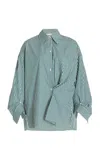 Twp New Earl Cotton Shirt In Green