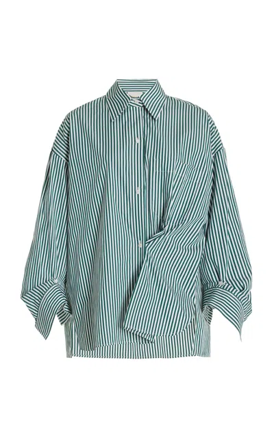 Twp New Earl Cotton Shirt In Green