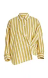 Twp New Earl Cotton Shirt In Yellow