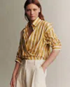 Twp New Earl Cotton Shirt In Yellow