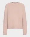 Twp New Jill Crewneck Cashmere Pullover In Pink