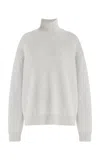 Twp New Perfect Turtleneck Cashmere Sweater In Light Grey