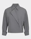 Twp Next Chapter Stretch Wool Button-up Shirt In Next Chapter
