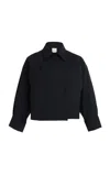 Twp Next Chapter Cotton-wool Trench Top In Dark Grey