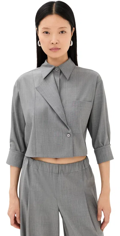 TWP NEXT CHAPTER TOP MEDIUM HEATHER GREY