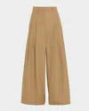 Twp Next Didi Wide-leg Trousers In Green