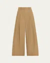 Twp Next Didi Wide-leg Trousers In Brown