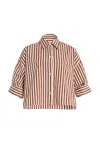 Twp Striped Short-sleeve Shirt In Multi
