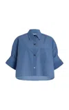 Twp Next Ex Cotton Shirt In Blue