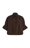 Twp Next Ex Cotton Shirt In Brown