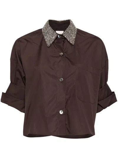 Twp Next Ex Cotton Shirt In Neutrals